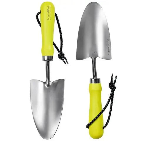 Burgon and Ball Burgon and Ball - Fluorescent Hand Trowel - Yellow - AllotMate Essentials - GFB/HTYELL -