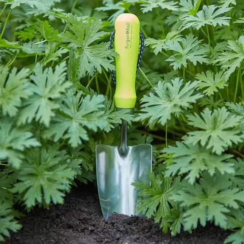 Burgon and Ball Burgon and Ball - Fluorescent Hand Trowel - Yellow - AllotMate Essentials - GFB/HTYELL -