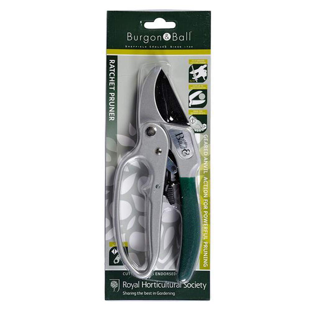Burgon and Ball Burgon & Ball RHS Ratchet Pruner - Ratchet Pruner - The Online Garden Store - GTO/RP - 5019360004707