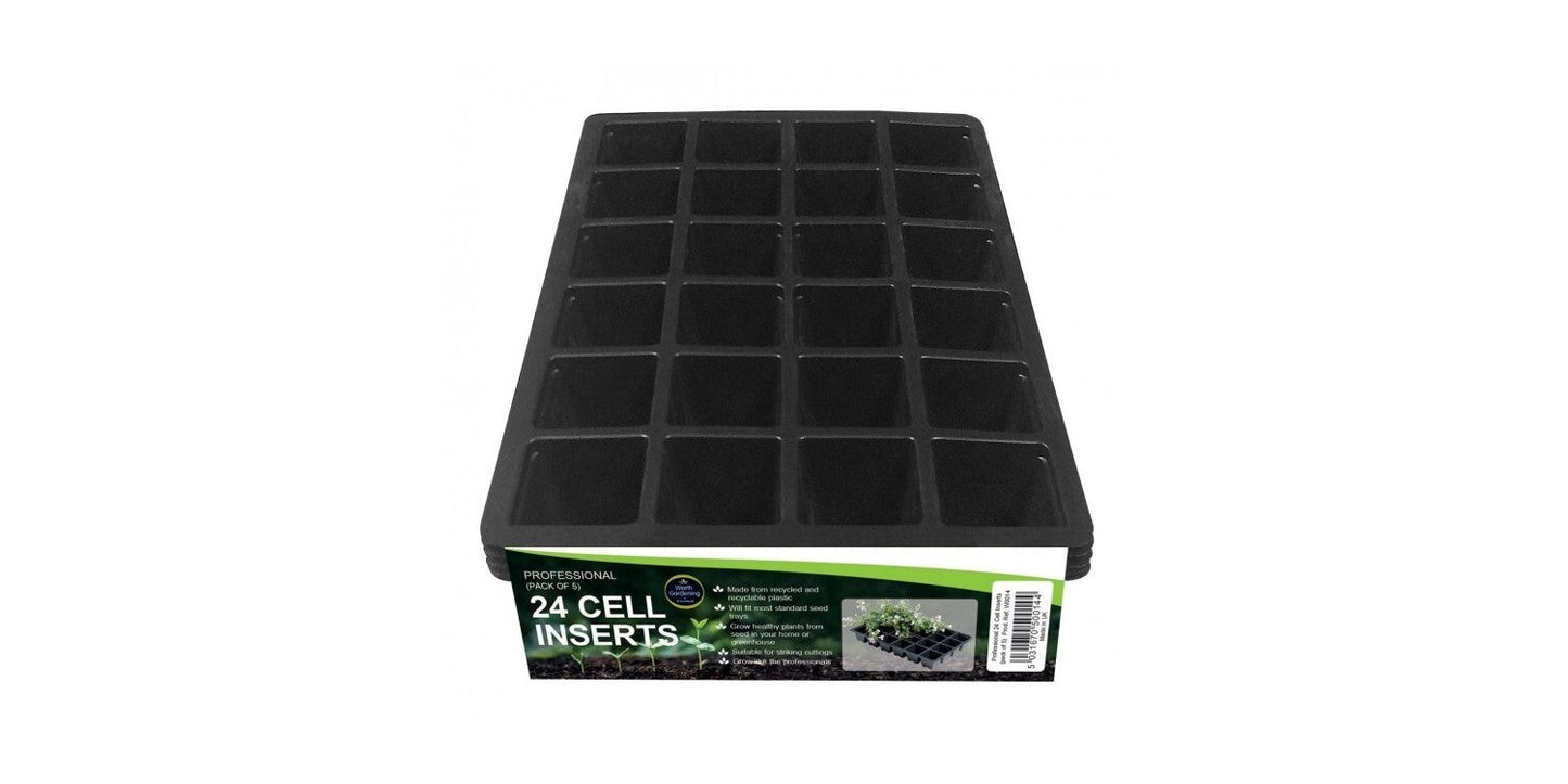Garland Professional 24 Cell Inserts (Pack of 5) - Unheated Propagation - The Online Garden Store - W0014 - 5031670500144