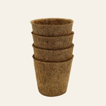 10cm Coir Plant Pots – 100% Biodegradable Pots & Peat-Free | Starter Pots