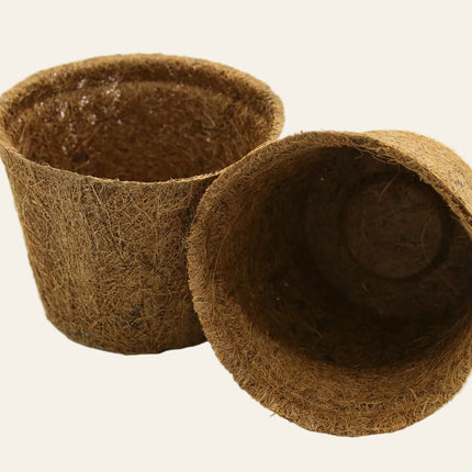13cm Coir Plant Pots – 100% Biodegradable Pots & Peat-Free 1L | Ideal for Sowing & Growing
