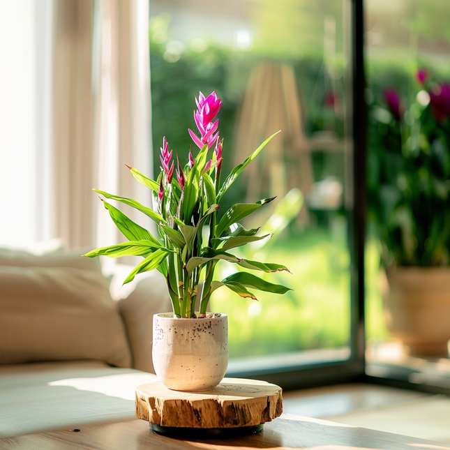 Thai Tulip - 2 pcs. - Curcuma 'Siam Supreme' - Height 70-90cm - ⌀19cm