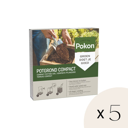 Pokon potting soil Compact - Coconut soil - Home and Garden - 50 liters