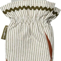 Collection Gardening Gloves – Olive Stripe (One Size) | Classic Fit by Burgon & Ball | Gardening Gloves | GCC/GLOSTRIPEOL 5019360204800 | AllotMate Essentials