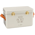 Seed Packet Storage Box – Mushroom Colour Collector’s Tin | Burgon & Ball