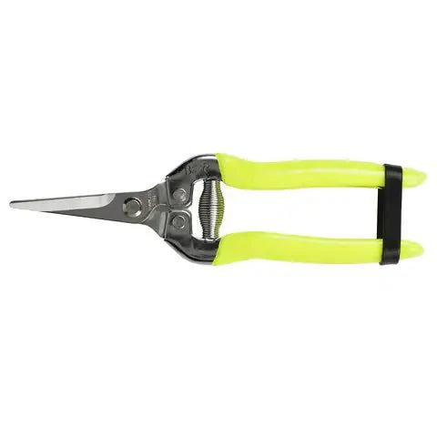 Burgon and Ball Burgon and Ball - Fluorescent Flower & Fruit Snip - Yellow - Flower & Fruit Snip - AllotMate Essentials - GFB/FSYELL - 