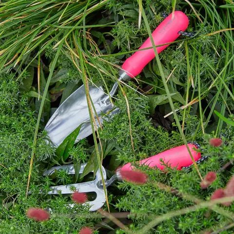 Burgon and Ball Burgon and Ball - Fluorescent Hand Fork - Pink - AllotMate Essentials - GFB/HFPINK - 