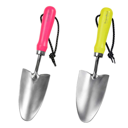 FloraBrite® Fluorescent Hand Trowel – Colourful Trowel in Pink or Yellow | Burgon & Ball | Trowel | GFB/HTYELL 5019360013112 | AllotMate Essentials