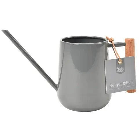 Indoor Watering Can – Charcoal Grey Metal | Compact & Stylish by Burgon & Ball