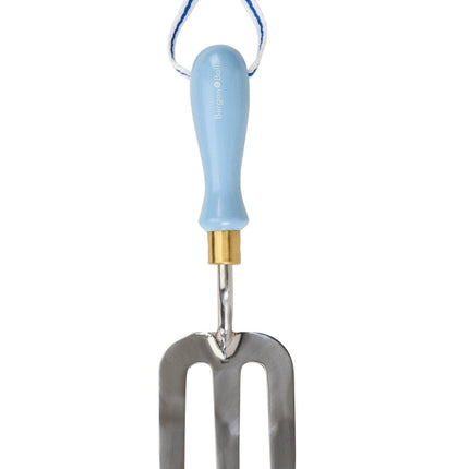 Blue Hand Fork – Heritage - Style Collectors Garden Tool | FSC by Burgon & Ball | Fork | GCC/SHFBLUE 5019360204503 | AllotMate Essentials