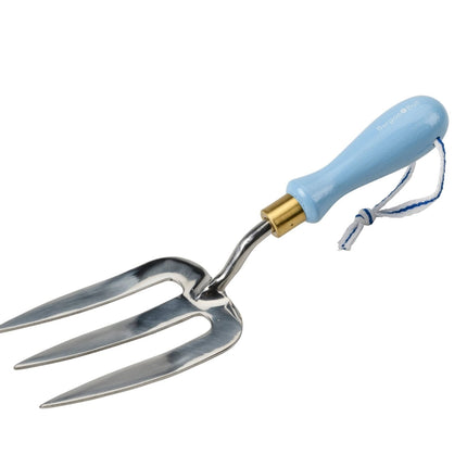 Blue Hand Fork – Heritage - Style Collectors Garden Tool | FSC by Burgon & Ball | Fork | GCC/SHFBLUE 5019360204503 | AllotMate Essentials