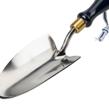 Navy Hand Trowel – Collectors Range Heritage Tool | FSC Certified by Burgon & Bal | | GCC/SHTNAVY 5019360204480 | AllotMate Essentials