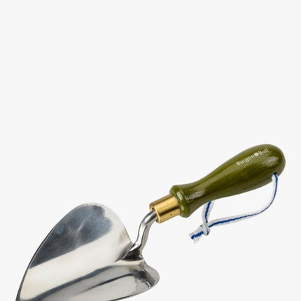 Planting Trowel – Olive Green Collectors Range | FSC Tool by Burgon & Ball | Planting Trowel | GCC/SPTOLIVE | AllotMate Essentials