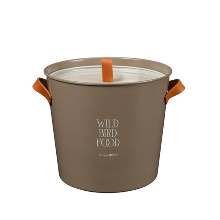 Burgon and Ball - Wild Bird Feed Tin - Truffle - Bird Feed Container - AllotMate Essentials - GEN/BTINTRUFF