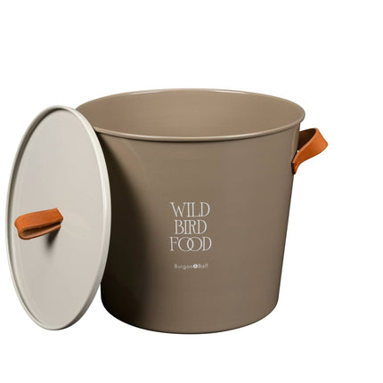 Burgon and Ball - Wild Bird Feed Tin - Truffle - Bird Feed Container - AllotMate Essentials - GEN/BTINTRUFF