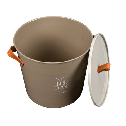 Burgon and Ball - Wild Bird Feed Tin - Truffle - Bird Feed Container - AllotMate Essentials - GEN/BTINTRUFF
