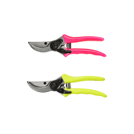 FloraBrite® Fluorescent Bypass Secateurs – Bright Garden Tool in Pink or Yellow | Burgon & Ball