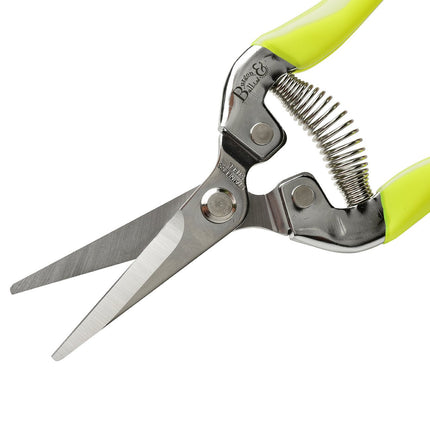 FloraBrite® Fluorescent Flower & Fruit Snips – Precision Trimming Tool in Pink or Yellow | Burgon & Ball | Flower & Fruit Snip | GFB/FSYELL 5019360013099 | AllotMate Essentials