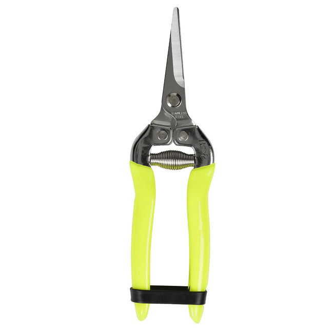 FloraBrite® Fluorescent Flower & Fruit Snips – Precision Trimming Tool in Pink or Yellow | Burgon & Ball | Flower & Fruit Snip | GFB/FSYELL 5019360013099 | AllotMate Essentials