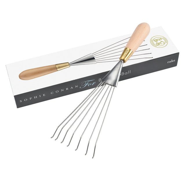 Hand Rake – Sophie Conran Gift Boxed Garden Tool | Burgon & Ball | Rake | GSC/RAKE 5019360010357 | AllotMate Essentials
