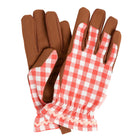 Collection Gardening Gloves – Red Check (One Size) | Classic Fit by Burgon & Ball