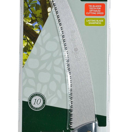 Curved Pruning Saw – Sharp Teeth for Fast Cutting | RHS Approved Garden Tool | Burgon & Ball | Pruning Saw | GTO/SAWLG 5019360011637 | AllotMate Essentials