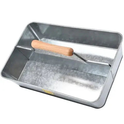 Galvanised Steel Garden Trug with Wooden Handle, Sophie Conran Design, 33.5cm Length