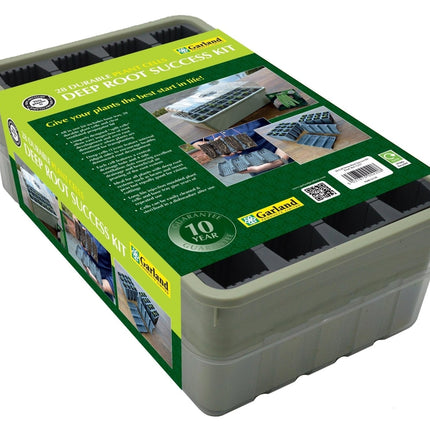 28 Cell Deep Root Success Kit – Propagation Tray for Long Rooted Plants | Garland | Unheated Propagation | G227 5031670004215 | AllotMate Essentials