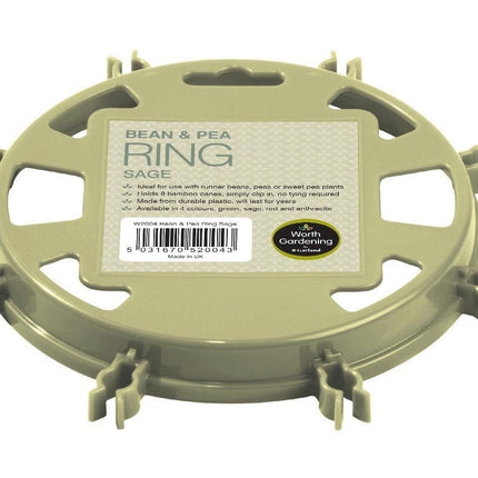 Bean & Pea Support Ring – Durable Metal Frame for Climbing Crops | Garland | Bean & Pea Ring | W2004 5031670520043 | AllotMate Essentials