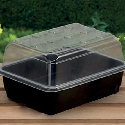 Budget Propagator With Holes – Compact Seed Propagation Tray in Small, Narrow or Large | Recycled Plastic by Garland | Unheated Propagation | G133 5031670002822 | AllotMate Essentials