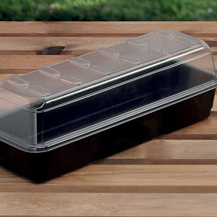 Budget Propagator With Holes – Compact Seed Propagation Tray in Small, Narrow or Large | Recycled Plastic by Garland | Unheated Propagation | G134 5031670002839 | AllotMate Essentials