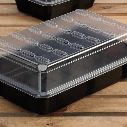 Budget Propagator With Holes – Compact Seed Propagation Tray in Small, Narrow or Large | Recycled Plastic by Garland | Unheated Propagation | G135 5031670002846 | AllotMate Essentials