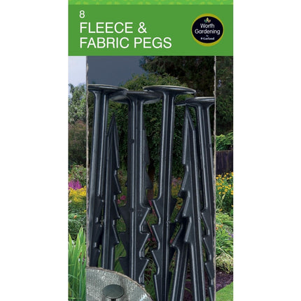 Fleece & Fabric Pegs – Secure Garden Covers & Netting (Pack of 8) | Garland