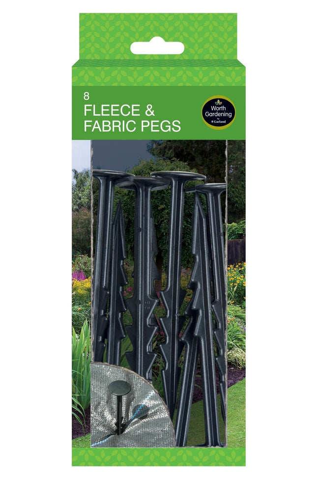Fleece & Fabric Pegs – Secure Garden Covers & Netting (Pack of 8) | Garland