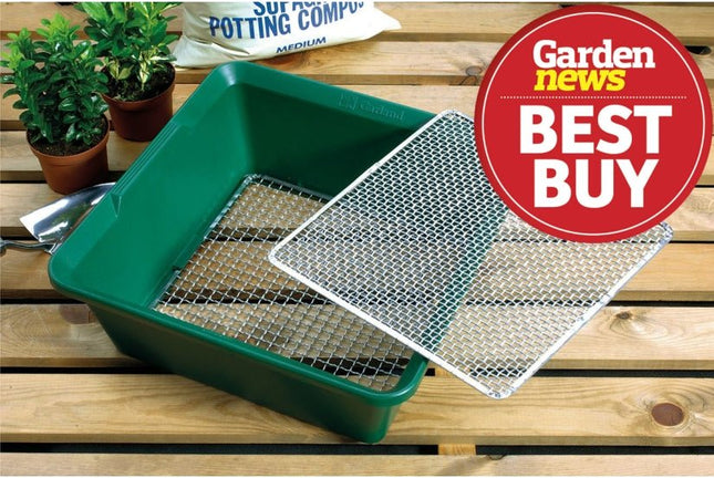2 - in - 1 Soil Sieve – Interchangeable Mesh for Compost & Potting | Garland | Sieve | G104 5031670002471 | AllotMate Essentials