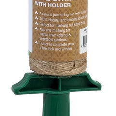 Jute String Line & Holder – Natural Garden Plant Support | Garland | Planting Line | W0567 503167050675 | AllotMate Essentials