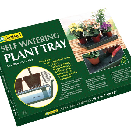 Large Self-Watering Plant Tray – Indoor or Greenhouse Use | Garland