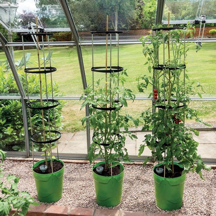 Self - Watering Grow Pot Tower – Vertical Garden System in Green, Red and Anthracite Grey | Garland | Self Watering Grow Pot | G195AN 5031670003737 | AllotMate Essentials