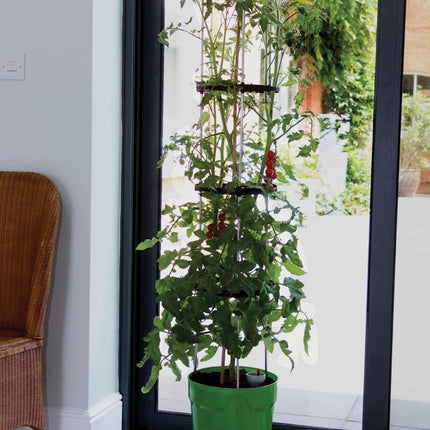 Self - Watering Grow Pot Tower – Vertical Garden System in Green, Red and Anthracite Grey | Garland | Self Watering Grow Pot | G195AN 5031670003737 | AllotMate Essentials