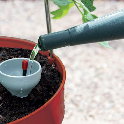 Self - Watering Grow Pot Tower – Vertical Garden System in Green, Red and Anthracite Grey | Garland | Self Watering Grow Pot | G195GR 5031670003690 | AllotMate Essentials