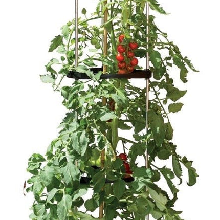 Self - Watering Grow Pot Tower – Vertical Garden System in Green, Red and Anthracite Grey | Garland | Self Watering Grow Pot | G195GR 5031670003690 | AllotMate Essentials