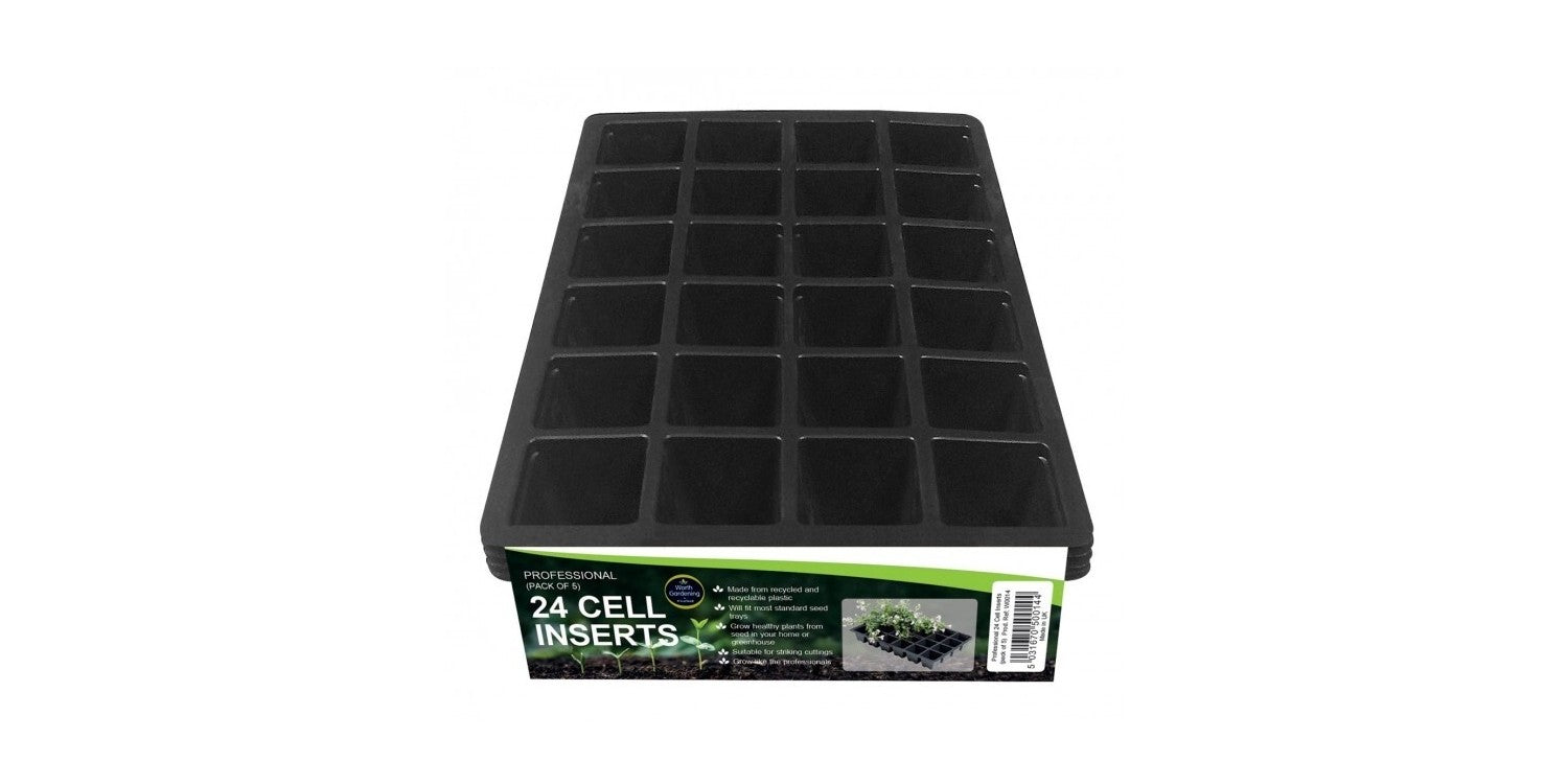 Garland Professional 24 Cell Inserts (Pack of 5) - Unheated Propagation - The Online Garden Store - W0014 - 5031670500144