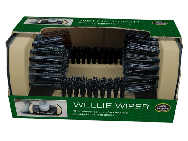 Wellie Wiper – Boot Scraper with Bristles | Keep Mud at the Door | Garland | Wellie Wiper | W0792 5031670507921 | AllotMate Essentials