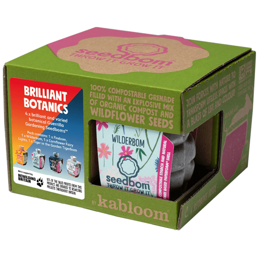 Kabloom Brilliant Botanics Seedbom Gift Box - Flower Seeds - AllotMate Essentials - BR0113 - 23571986