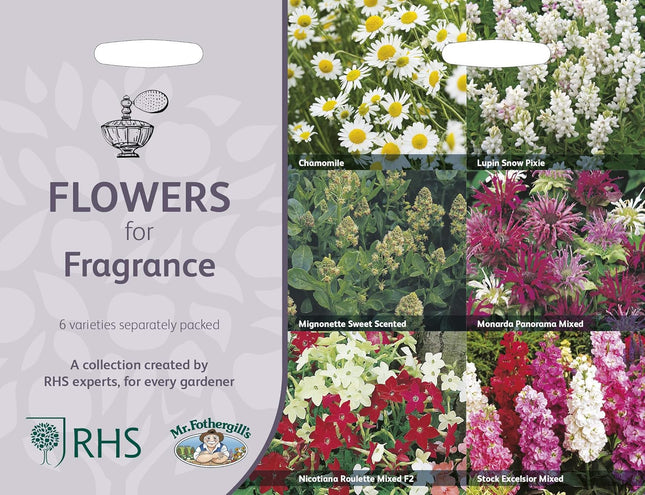 RHS Flowers for Fragrance Seed Collection 6 Scented Varieties
