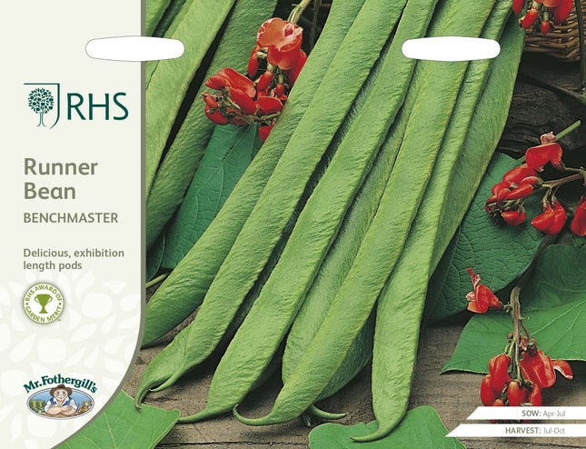 RHS Runner Bean Benchmaster Seeds
