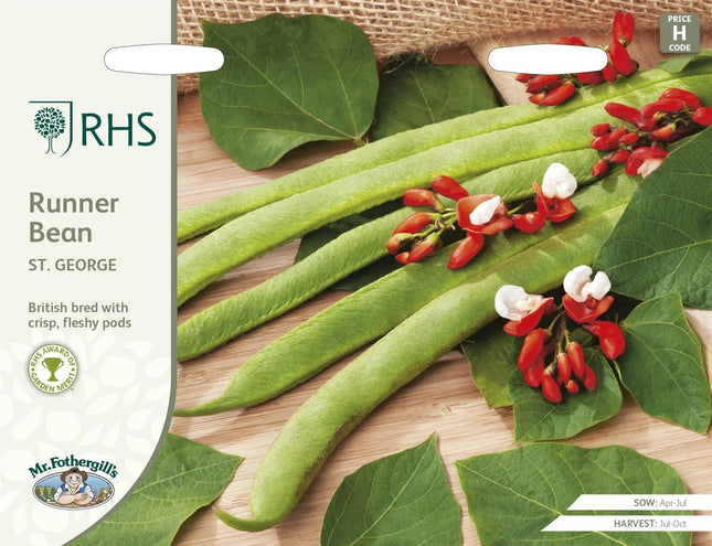 RHS Runner Bean St George Seeds