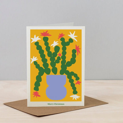 Studio Wald Christmas Plant Card - Cactus