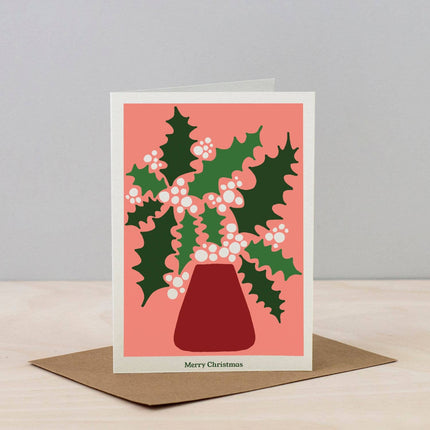 Studio Wald Christmas Plant Card - Holly
